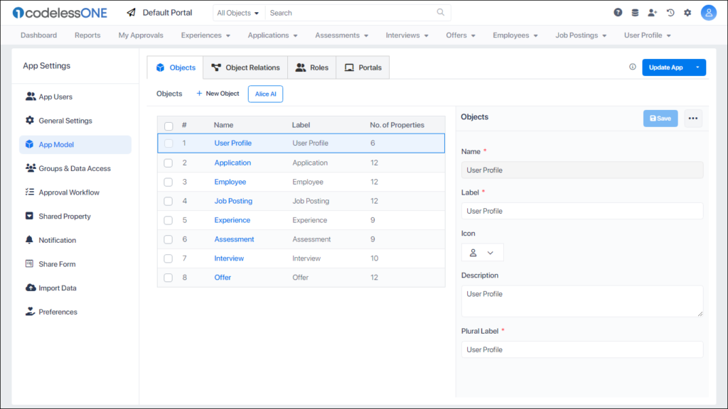 Customize schema as desired