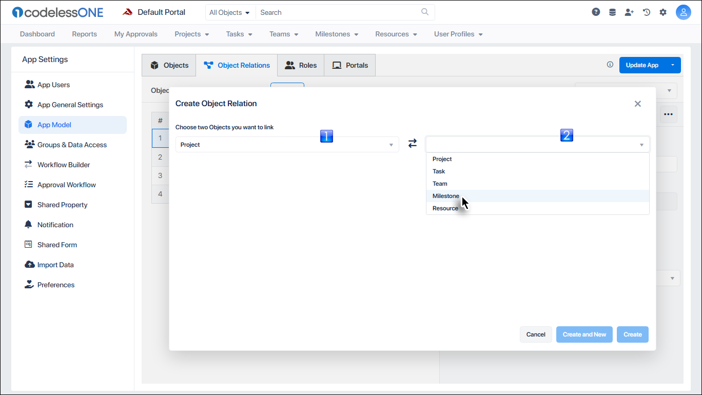 How to Set Up Object Relations - Codeless ONE