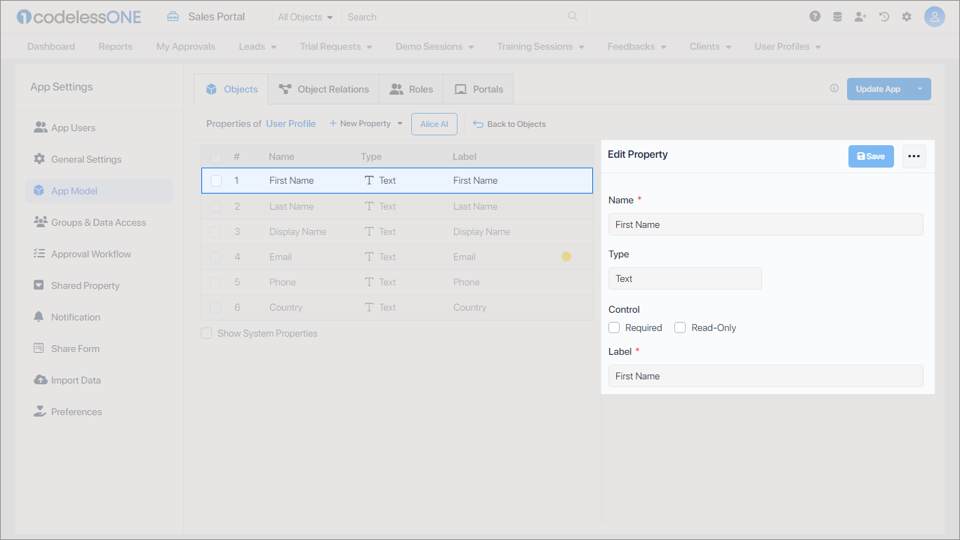 A Comprehensive Guide to Property Types in Your Application - Codeless ONE