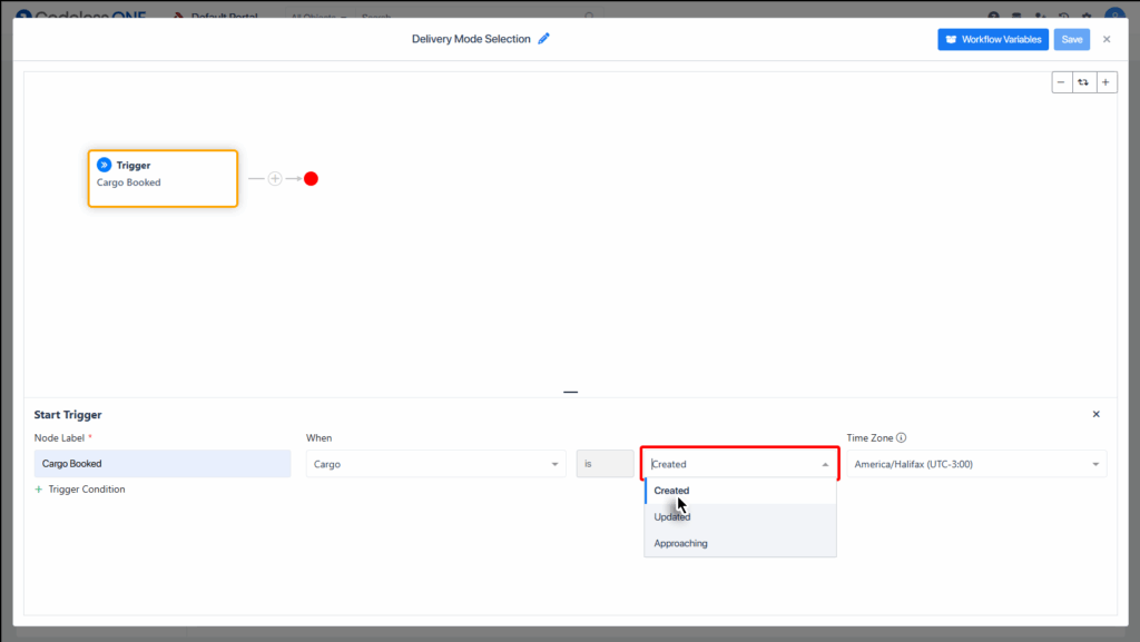 Select relevant trigger
