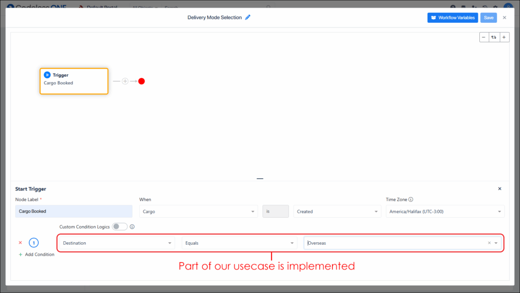 Usecase implemented parttialy