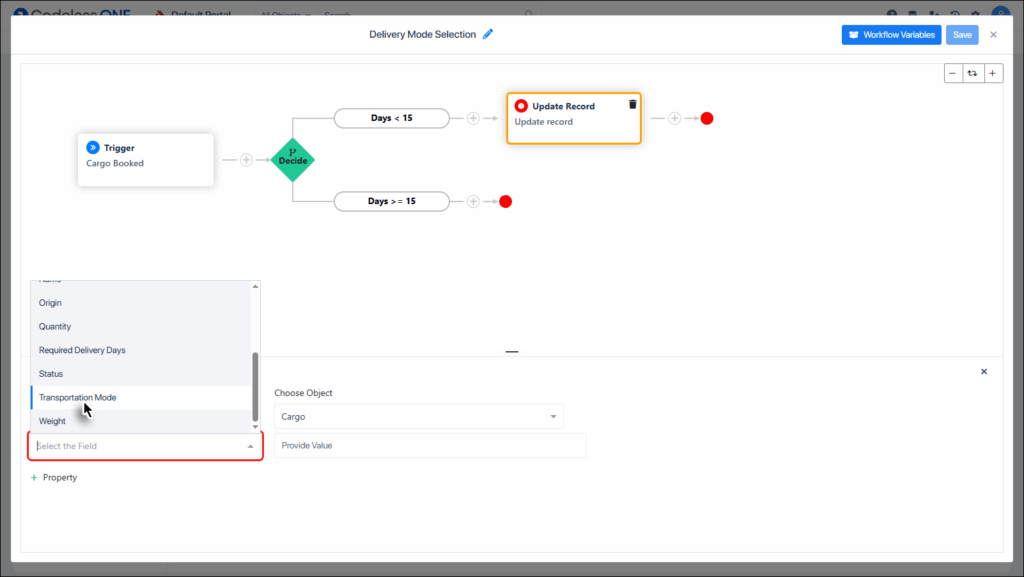 Select the relevant property