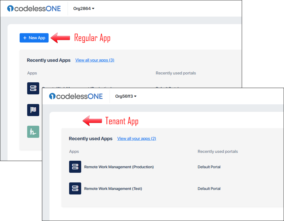 Can't delete Tenant App