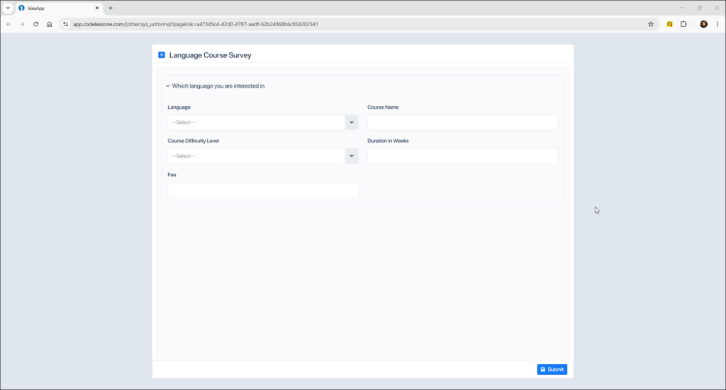 Shared Form at client side