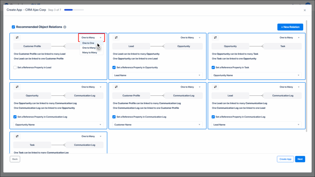 Setting Cardinality